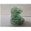 Image 2 : Carved Green Dragon & Horse, Vintage Asian Pipe & Snuff Bottle in Box