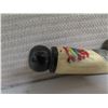 Image 8 : Carved Green Dragon & Horse, Vintage Asian Pipe & Snuff Bottle in Box