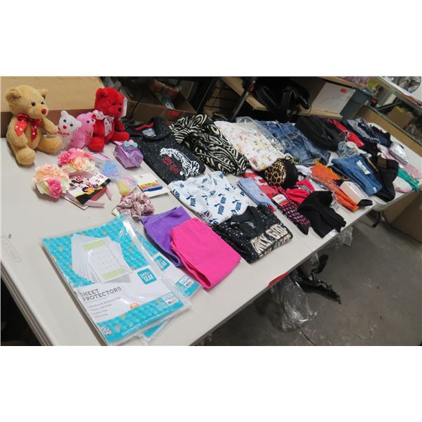 Misc Clothing: Jeans, Shorts, T-Shirts, Tanks, Tops, Shawls, etc & Stuffed Animals