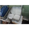 Image 2 : 2 BOXES OF PLASTIC CONTAINERS
