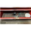 Image 2 : RED CRAFTSMAN TOOLCHEST WITH CONTENTS - SHOP SUPPLIES, HARDWARE, TOOLS