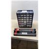 Image 1 : 26 DRAWER ORGANIZER WITH CONTENTS AND GLASSCUTTER