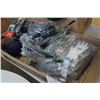 Image 1 : TRAY OF NEW VALLEN DIPPED WORK GLOVES AND BATTERIES