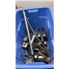 Image 2 : TOTE OF TOOLS, RONA ELECTRIC PLANER, CRAFTSMAN BELT SANDER, INVERTER