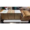 Image 1 : LARGE LOT OF GIFT BOXES, FABRIC AND BASKETS