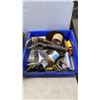 Image 2 : 2 BLUE TRAYS OF TOOLS AND SHOP SUPPLIES