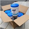 Image 3 : NEW BOX OF 6 TUBS PURELL SANITZING WIPES KILLS 99.9% GERMS 276 WIPES PER TUB RETAIL $140 PER BOX