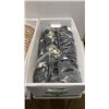 Image 2 : BOX OF #40 ZIPPERS TEN 130 INCH AND BOX OF 1 INCH HOOK TAPE