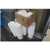 Image 1 : 50 PLASTIC 10LITER FOOD GRADE BUCKETS WITH LIDS