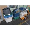 Image 1 : 11 STORAGE TOTES WITH SOME EXTRA LIDS
