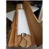 Image 2 : TWO FLUORESCENT LIGHT FIXTURES WITH 6 BULBS - 8 FOOT