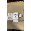 Image 2 : 2 AS NEW 6 OUTLET PLUGS WITH 2 WIFI PLUGS
