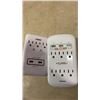Image 2 : 2 AS NEW 6 OUTLET PLUGS WITH 2 WIFI PLUGS
