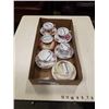Image 1 : 6 CHINA CUPS AND SAUCERS:ROYAL STAFFORD, ROYAL ALBERT, ROYAL VALE, DORUNET 24K AND MORE