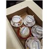 Image 2 : 6 CHINA CUPS AND SAUCERS:ROYAL STAFFORD, ROYAL ALBERT, ROYAL VALE, DORUNET 24K AND MORE
