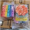 Image 1 : 2 NEW SETS OF PUSH POP BUBBLE FIDGIT TOYS