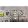 Image 2 : 11 CANADIAN SILVER 1968 COINS 25c AND 10c