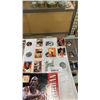 Image 2 : MICHAEL JORDAN ITEMS - 2 PAGES CARDS, POGS, STICKERS OF MICHAEL JORDAN, PLUS BOOK, 2 PICTURES OF JOR