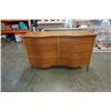 Image 1 : 8 DRAWER MODERN SERPENTINE DRESSER