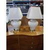 Image 1 : PAIR OF GLASS TABLE LAMPS