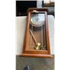 Image 1 : BULOVA WESTMINSTER OAK CASED WALL CLOCK