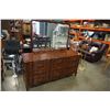 Image 1 : MALCOLM FURNITURE 9 DRAWER DRESSER WITH MIRROR