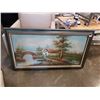 Image 1 : 55 X 31 INCH FRAMED PAINING ON CANVAS