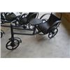 Image 2 : 3 SMALL DECORATIVE METAL TRICYCLE GARDEN DECORATIONS