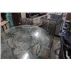 Image 2 : 5 PIECE METAL PATIO TABLE AND CHAIRS SET