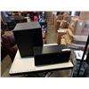 Image 1 : POLK AUDIO STEREO SPEAKER AND KLIPSCH WIRELESS SUBWOOFER