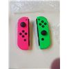 Image 2 : Nintendo Switch Left and Right Joy-Con Controllers - Neon Pink/Neon Green And Animal Crossing New Ho