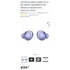 Image 1 : Samsung Galaxy Buds Pro In-Ear Noise Cancelling Truly Wireless Headphones - Phantom Violet - Retail 