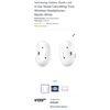 Image 1 : Samsung Galaxy Buds Live In-Ear Noise Cancelling Truly Wireless Headphones - Mystic White - Retail $