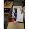 Image 2 : BOX OF DISNEY THERMOSES PLUS OTHER DRINKING BOTTLES AND CUPS AND BOX OF COIN STRUCTION PLUS OTHER PU