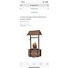 Image 1 : Outdoor Wooden Wishing Well Planter Bucket