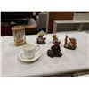 Image 1 : WEST GERMAN CARRIAGE CLOCK, ROYAL ALBERT CHINA CUP AND SAUCER AND COLLECTABLE FIGURES, JAPAN AND OTH