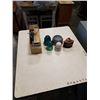 Image 1 : VINATGE SEIKO SLIDE PROJECTOR, SWMF PORT LIGHT, GLASS INSULATORS AND MUSIC DISH