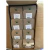 Image 2 : 2 Cases New Aardvark 10" Wrapped Black Jumbo Paper Straws 3200 count per Case ( 8 boxes of 400 Paper