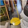 Image 2 : 2 DESIGNER ARC FLOOR LAMPS,  METAL SHADE AND BASE WITH 2 PIECE FIBERGLASS POLE