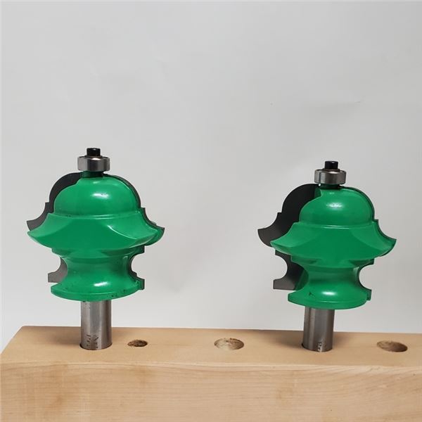 2 NEW MULTI PROFILE ROUTER BITS - RETAIL $30 EACH