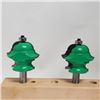 Image 1 : 2 NEW MULTI PROFILE ROUTER BITS - RETAIL $30 EACH