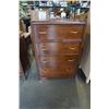 Image 1 : VINTAGE 4 DRAWER CHEST OF DRAWERS