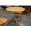 Image 4 : DROPLEAF DINING TABLE AND 2 PRESSBACK CHAIRS