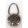 Image 1 : Navajo Incised Sterling Keyring by Tom Jackson