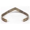 Image 7 : M.M. Rogers Navajo Sterling & Gold Cuff Bracelet