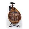 Image 2 : Vietnamese Metal and Wicker Canoe Basket