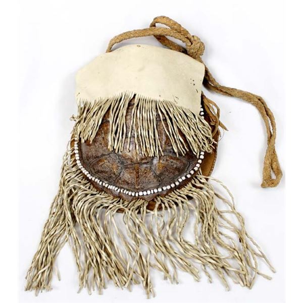 Cree Turtle Shell Leather Bag by Sonny DeCoster