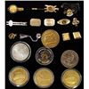 Image 1 : Estate Collection of Tie Bars, Cufflinks, & Coins