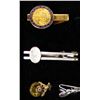 Image 5 : Estate Collection of Tie Bars, Cufflinks, & Coins