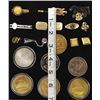 Image 8 : Estate Collection of Tie Bars, Cufflinks, & Coins